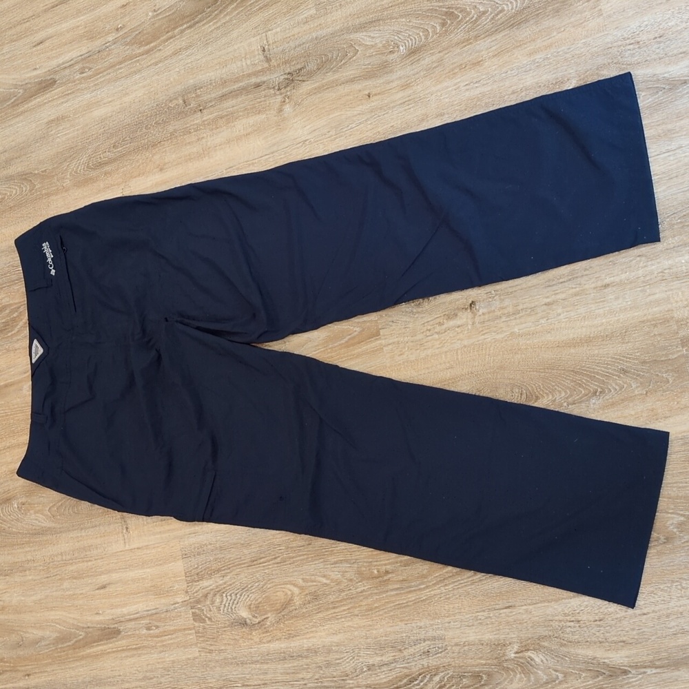 ❤️💙 Columbia PFG Navy Blue Cargo Pants Women's 10 Regular ❤️💙 - Picture 11 of 12